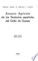 Anuario agrícola de los territorios españoles del Golfo de Guinea