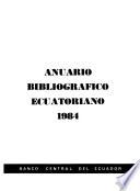 Anuario bibliográfico ecuatoriano