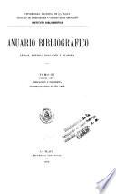 Anuario bibliográfico
