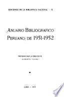 Anuario bibliográfico peruano