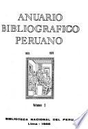 Anuario bibliográfico peruano