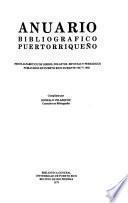 Anuario bibliográfico puertorriqueño