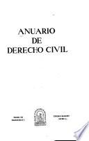 Anuario de derecho civil