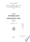Anuario de epidemiología y estadística vital