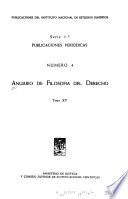 Anuario de filosofía del derecho