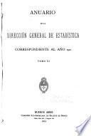 Anuario de la Dirección General de Estadística