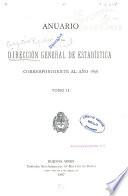 Anuario de la Dirección General de Estadística