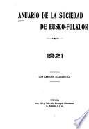 Anuario de la Sociedad de Eusko-Folklore