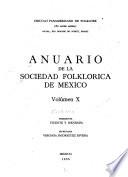 Anuario de la Sociedad Folklórica de México