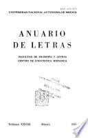 Anuario de letras