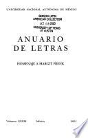 Anuario de letras