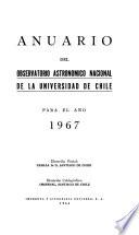Anuario del Observatorio astronómico nacional de la Universidad de Chile para el año ...