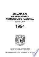 Anuario del Observatorio Astronómico Nacional para el año de ...