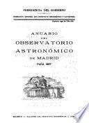 Anuario del Real observatorio de Madrid