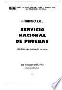 Anuario del Servicio Nacional de Pruebas