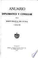 Anuario diplomático y consular de la República de Cuba