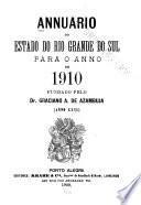 Anuario do Estado do Rio Grande do Sul