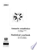 Anuario estadístico de América Latina y el Caribe