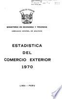 Anuario estadístico de comercio exterior