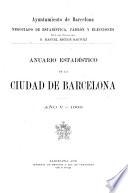 Anuario estadístico de la ciudad de Barcelona
