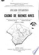 Anuario estadístico de la ciudad de Buenos Aires