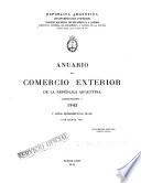 Anuario estadístico de la República Argentina