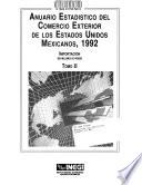 Anuario estadístico de los Estados Unidos Mexicanos