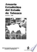 Anuario estadístico del Estado de Tabasco