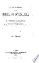 Aparato bibliografico para la historia de Extremadura