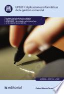 Aplicaciones informáticas de la gestión comercial. ADGG0208