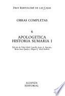 Apologética hisotoria sumaria I