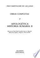 Apologética historia sumaria II