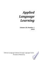 Applied Language Learning