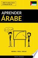 Aprender Árabe - Rápido / Fácil / Eficaz