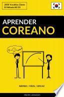 Aprender Coreano - Rápido / Fácil / Eficaz