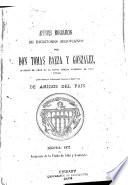 Apuntes biográficos de escritores segovianos