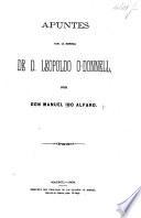 Apuntes para la historia de D. Leopoldo O-Donnell
