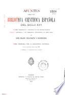 Apuntes para una biblioteca científica española del siglo XVI