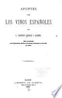 Apuntes sobre los vinos españoles ...