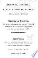Arancel general para el comercio exterior de las islas Filiponas