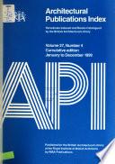 Architectural Publications Index