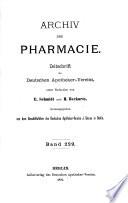 Archiv Der Pharmazie