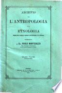 Archivio per l'antropologia e la etnologia