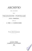 Archivio per lo studio delle tradizioni popolari