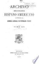 Archivo Bibliográfico Hispano-Americano