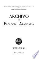 Archivo de filología aragonesa