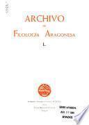 Archivo de filología aragonesa