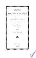 Archivo del bibliófilo Filipino