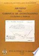Archivo del Gabinete de Antigüedades