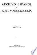 Archivo español de arte y arqueología